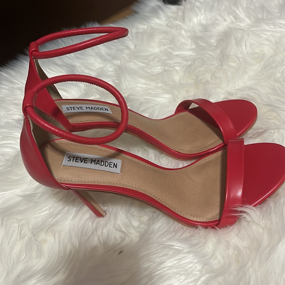 Steve Madden SOPHI sexy red 🔥hot 👡❤️ - Picture 4 of 10
